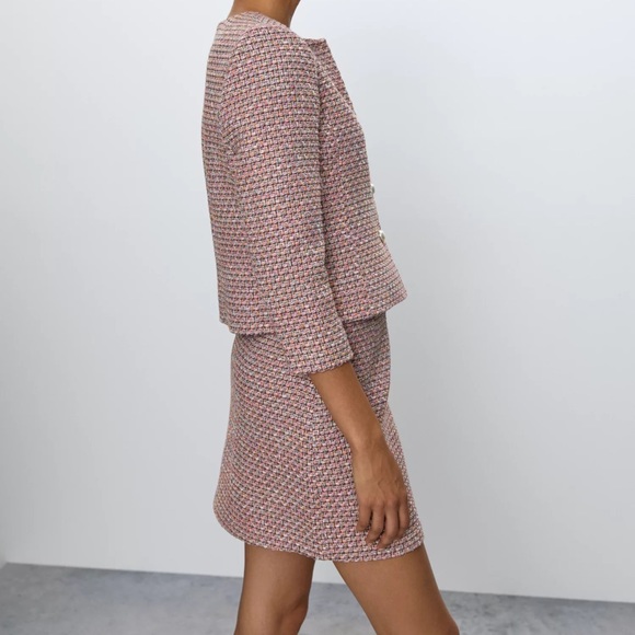 Babaton Little Tweed Skirt Size S - Picture 6 of 6